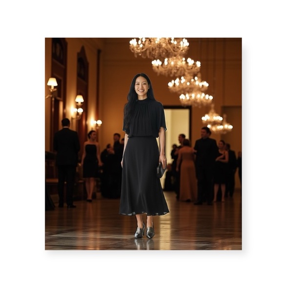 Vintage: Pancaldi ❁ Italian Leather Heeled Loafers ❁ Metallic Gunmetal ❁ 6M ❁ - Picture 15 of 16